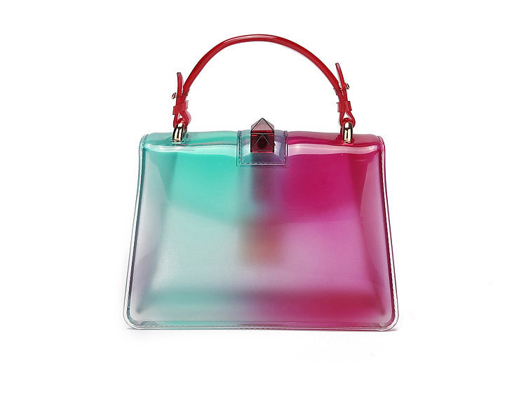 New Fashion Gradient Transparent Jelly Shoulder Bag - The Number 1 Things