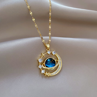 Copper Micro Inlaid Zircon XINGX Pendant Necklace - The Number 1 Things