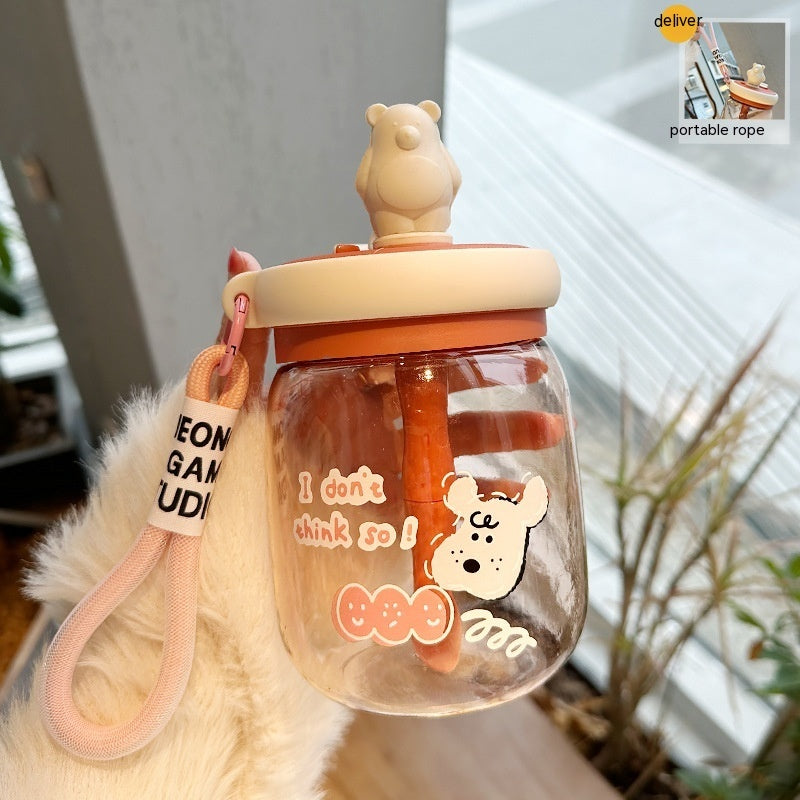 Water Cup Girl Cute Straw Blending Cup - The Number 1 Things