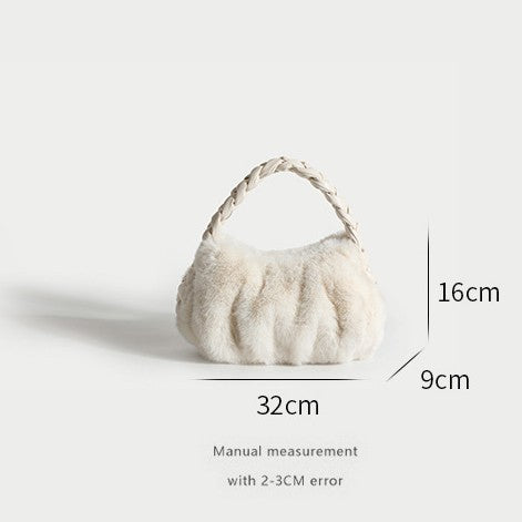 Winter New All-purpose Senior Sense Plush Shoulder Bag - The Number 1 Things