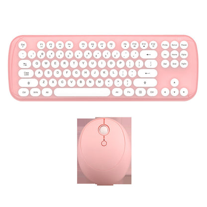 Cute Wireless Keyboard And Mouse Set In Soft Color Options - The Number 1 Things