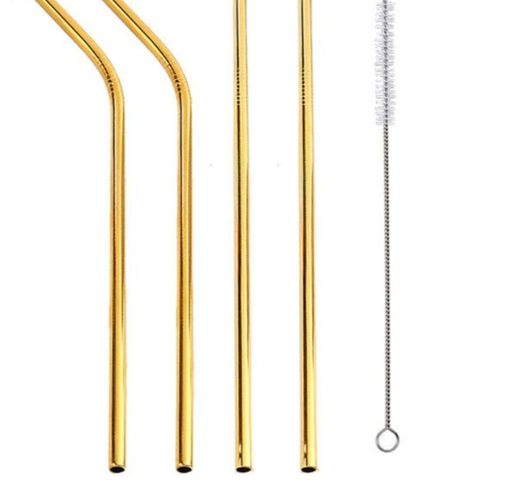 Colourful Reusable Stainless Steel Straws - The Number 1 Things