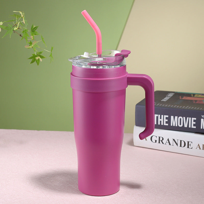 Portable Cup Double Layer With Straw - The Number 1 Things