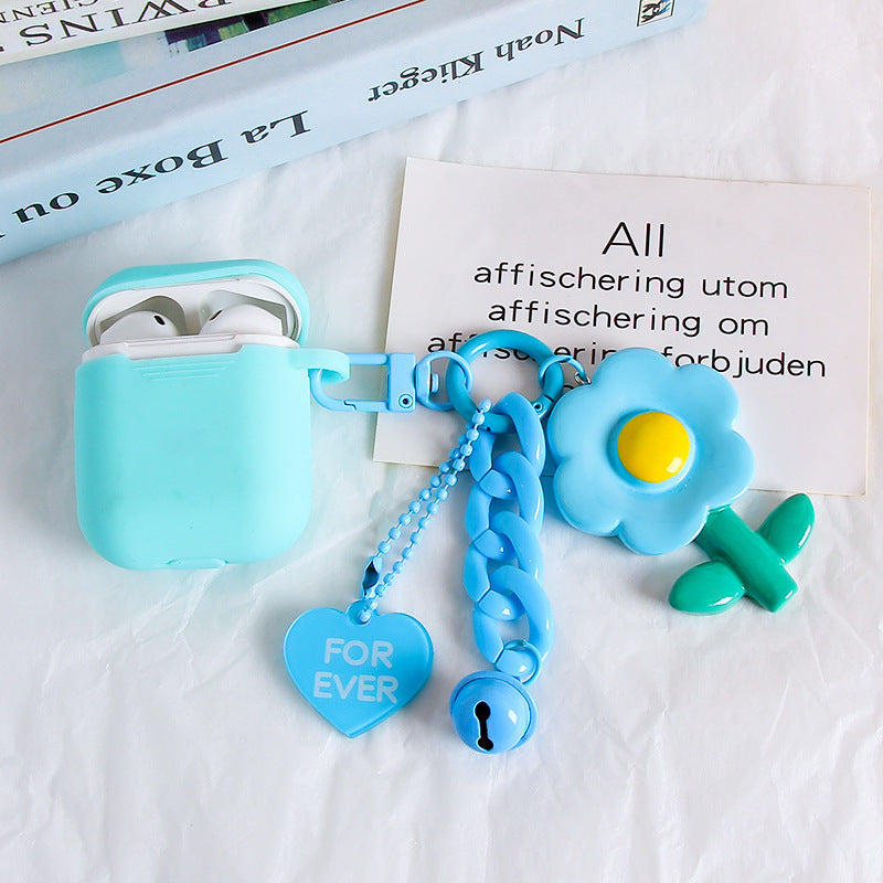 Resin Flower Key Ring Girl Heart Hanging Ornament - The Number 1 Things