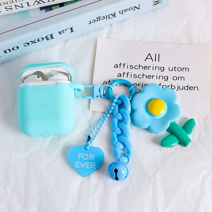 Resin Flower Key Ring Girl Heart Hanging Ornament - The Number 1 Things