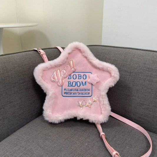 Ins Style Special-interest Design Embroidered Five-pointed Star Backpack - The Number 1 Things