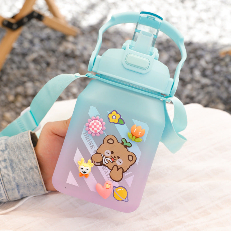 Summer Plastic Cup Frosted Creative Portable Male And Female - The Number 1 Things
