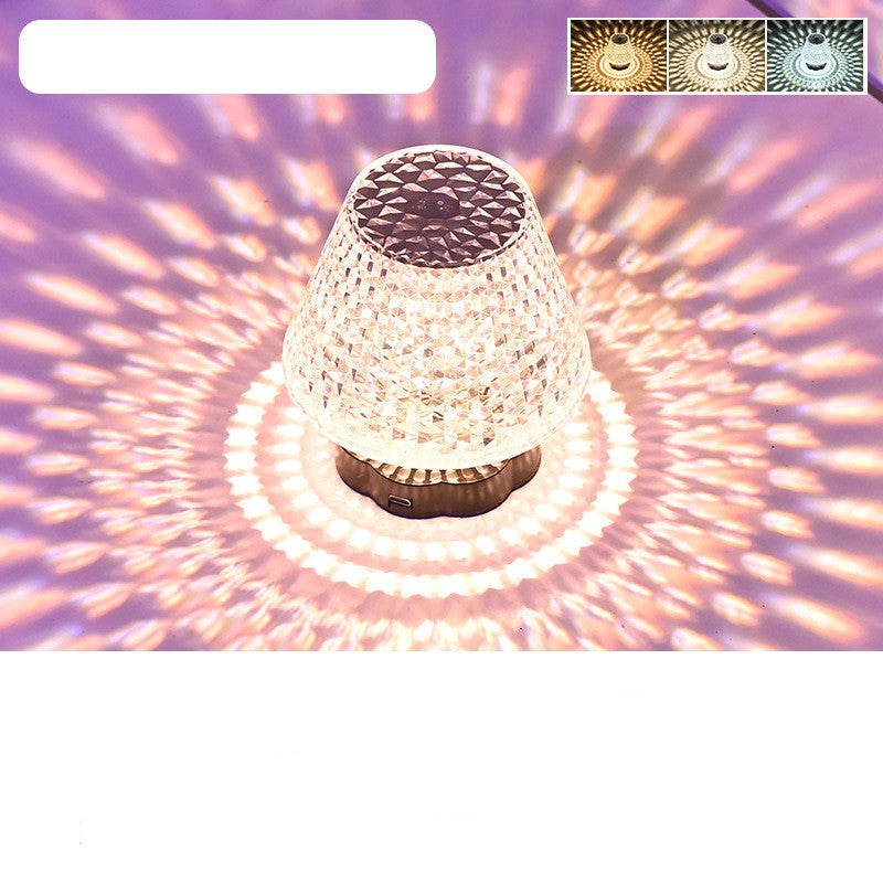 Diamond Crystal Lamp Table Light USB Touch Sensor Bar Table Lamp Dimming Beside Lamp LED Night Light For Restaurant Wedding - The Number 1 Things