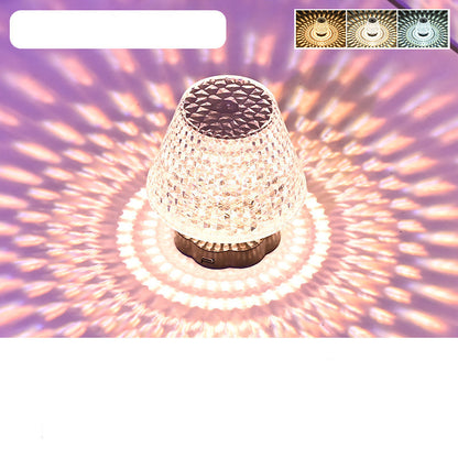 Diamond Crystal Lamp Table Light USB Touch Sensor Bar Table Lamp Dimming Beside Lamp LED Night Light For Restaurant Wedding - The Number 1 Things