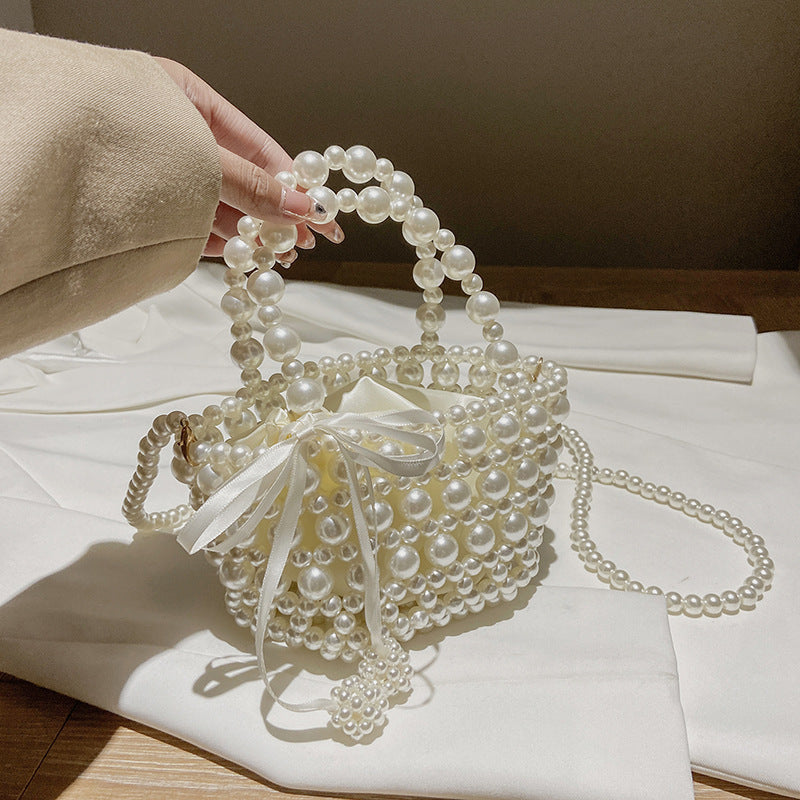 Women's Sweet New Handheld Pearl Chain Messenger Bag - The Number 1 Things