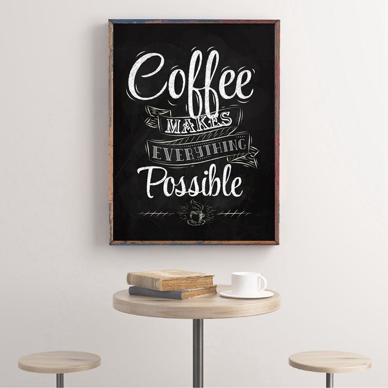 Coffee Wall Picture - The Number 1 Things