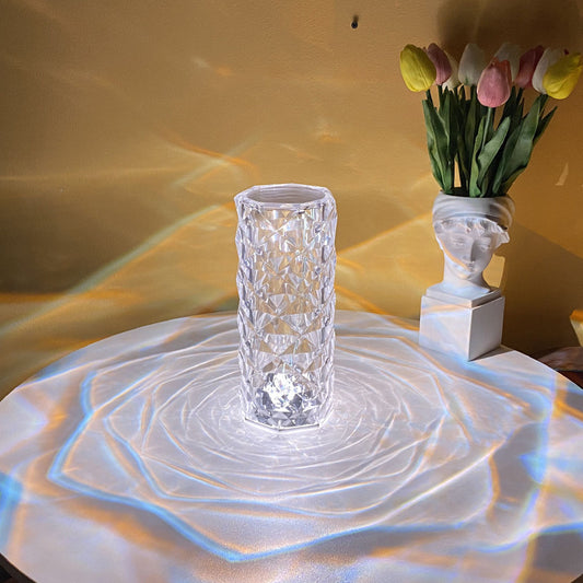 Romantic LED Rose Diamond Table Lamps For Bedroom Living Room Party Dinner Decor Creative Lights - The Number 1 Things