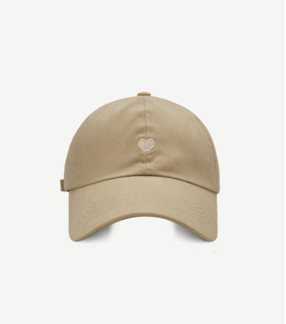 Preppy Style Love Embroidery Ponytail Half Topless Hat