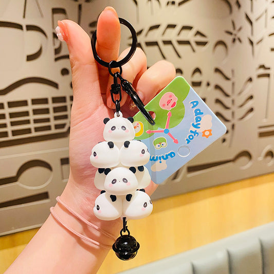 Creative Cute Pet Stacked Pig Doll Keychain Pendant - The Number 1 Things