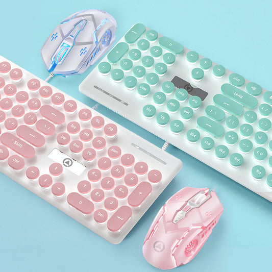 Punk Mechanical Feeling Keyboard Luminous Computer Notebook Accessories - The Number 1 Things