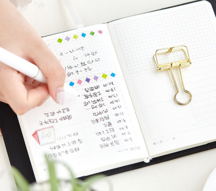 Stationery Star Leather Knitting Notebook Stationery Schedule Notepad Handbook - The Number 1 Things