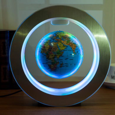 Round LED World Map Floating Globe Magnetic Levitation Light Anti Gravity Magic - The Number 1 Things