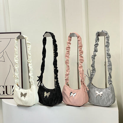 Crossbody Bag Casual Drawstring Bow Shoulder Bag - The Number 1 Things