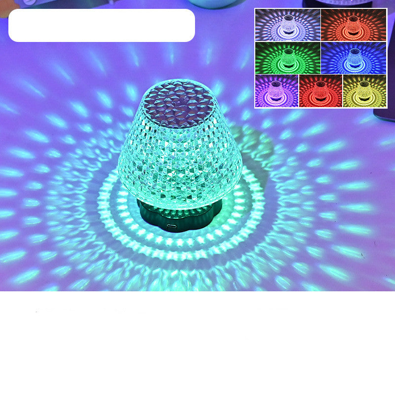 Diamond Crystal Lamp Table Light USB Touch Sensor Bar Table Lamp Dimming Beside Lamp LED Night Light For Restaurant Wedding - The Number 1 Things