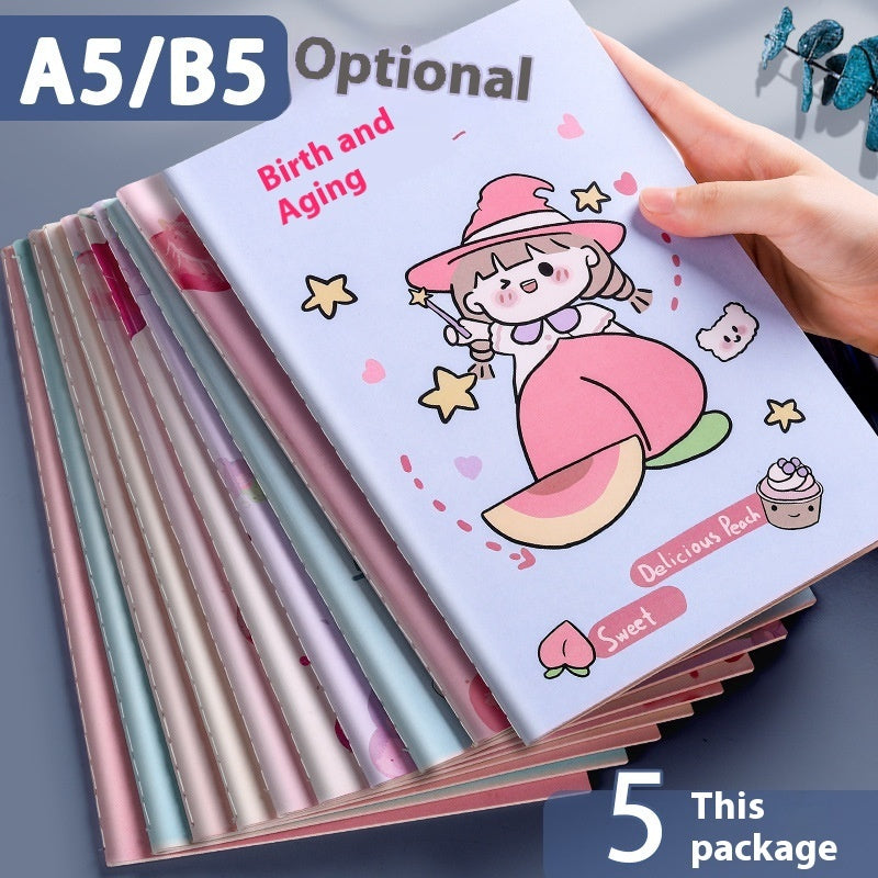 Notebook Thickened Practice Note Simple A5 Creative B5 Girl Heart - The Number 1 Things