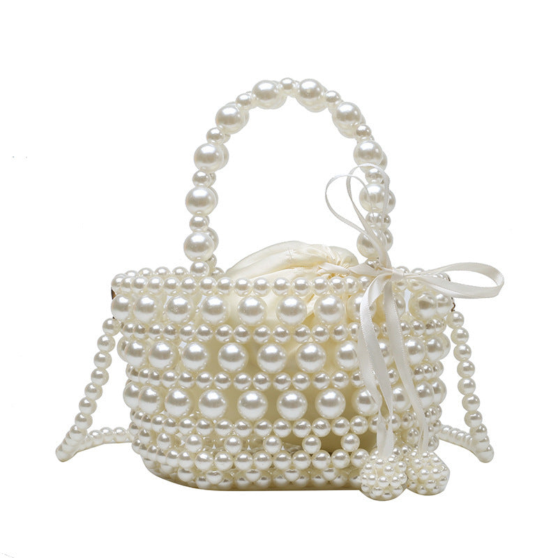Women's Sweet New Handheld Pearl Chain Messenger Bag - The Number 1 Things