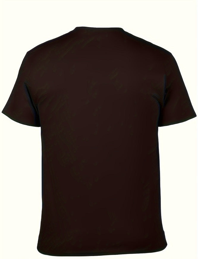 Bubble Tea Print Comfy T-Shirt, Round Neck Short Sleeve Sports Tee, Women's Activewear - The Number 1 Things