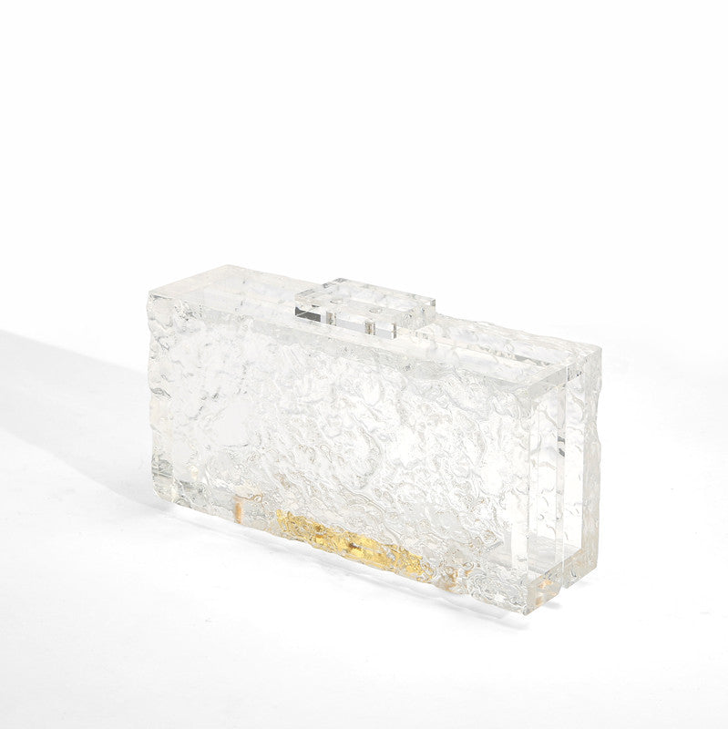 Acrylic transparent clutch - The Number 1 Things