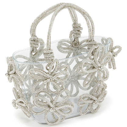 New Women's Diamond Inlaid Rhinestone Flower Handbag - The Number 1 Things