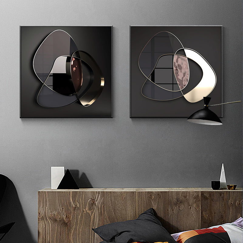 Modern Abstract 3D Metal Wall Art Canvas Painting - The Number 1 Things