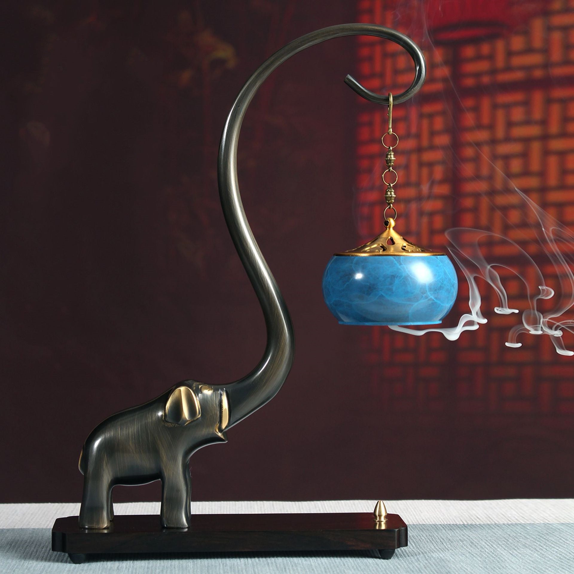 Home Creative Elephant-shaped Incense Burner Ornaments - The Number 1 Things