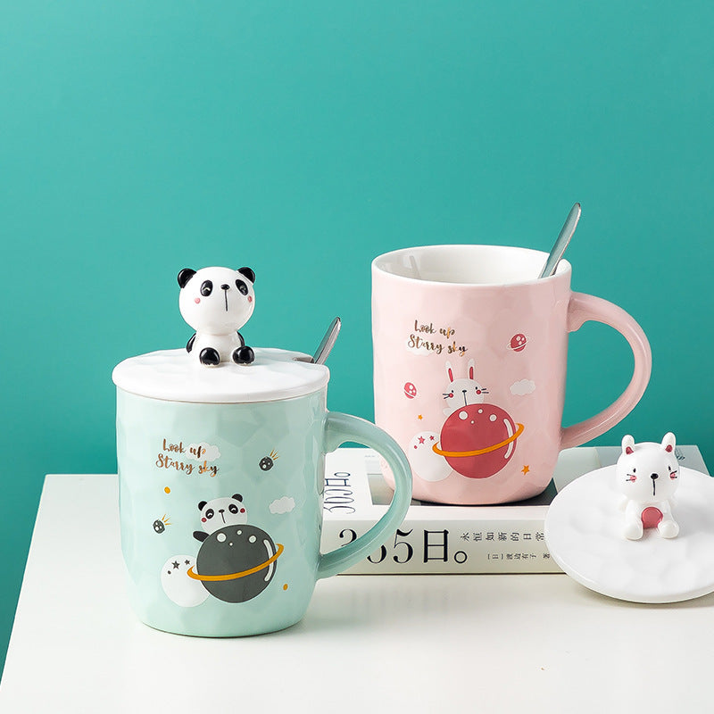 Animal Cartoon Creative Stereoscopic Mugs - The Number 1 Things