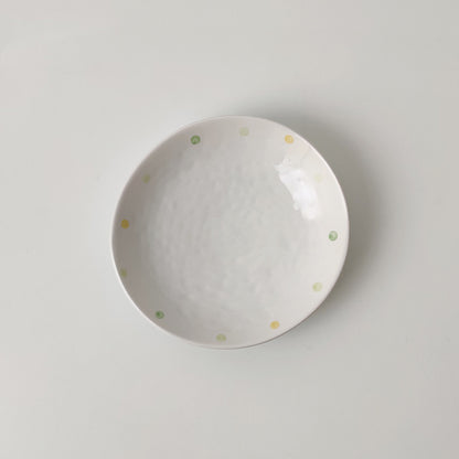 Dot Ceramic Plate Set Small Breakfast Plate Dessert Plate Flavor Plate Oval Plate - The Number 1 Things