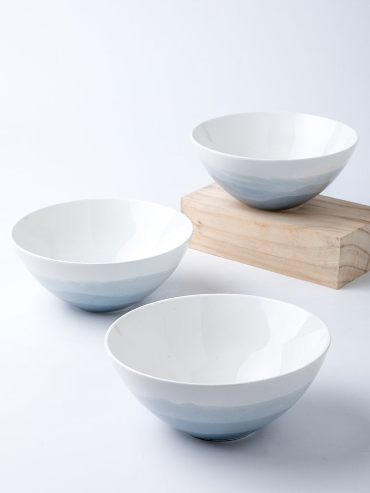 Solid Color Personalized Home Creative Ceramic Noddle Bowl - The Number 1 Things