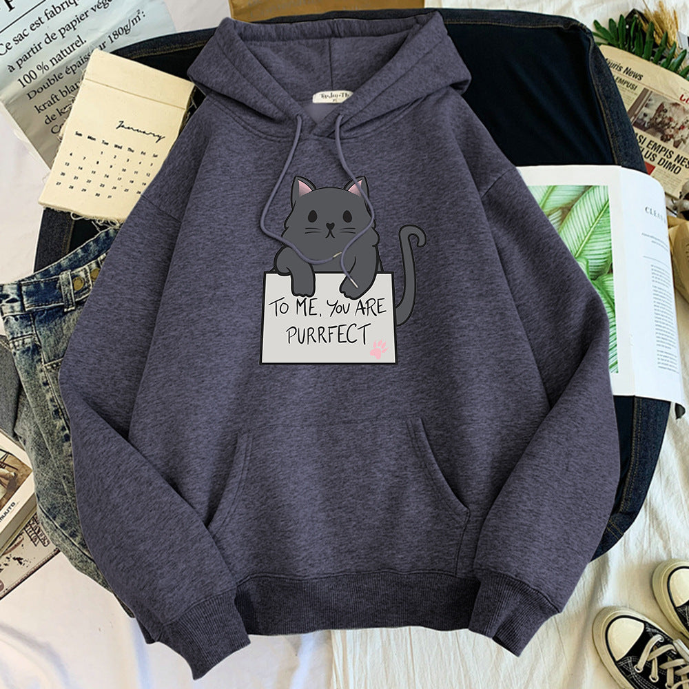Girls Blank Solid Color Hoodie Sweater - The Number 1 Things