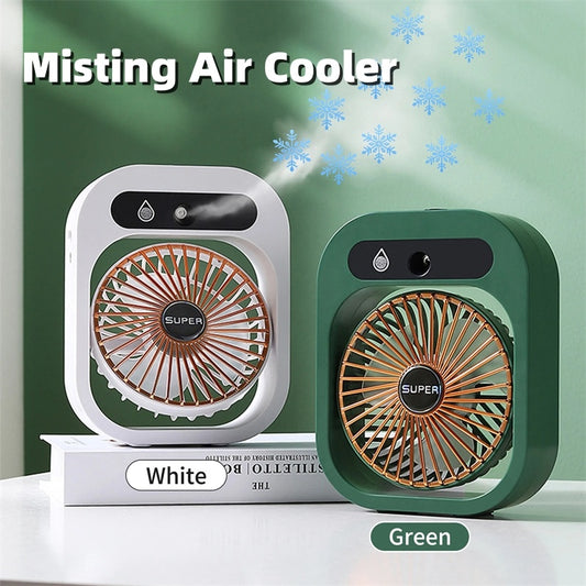 Air Conditioning Fan Desk Misting Fan Air Cooler Cooling USB Rechargeable Humidifier Portable Spray Fan With 3 Wind Speeds Mist Fan For Home - The Number 1 Things