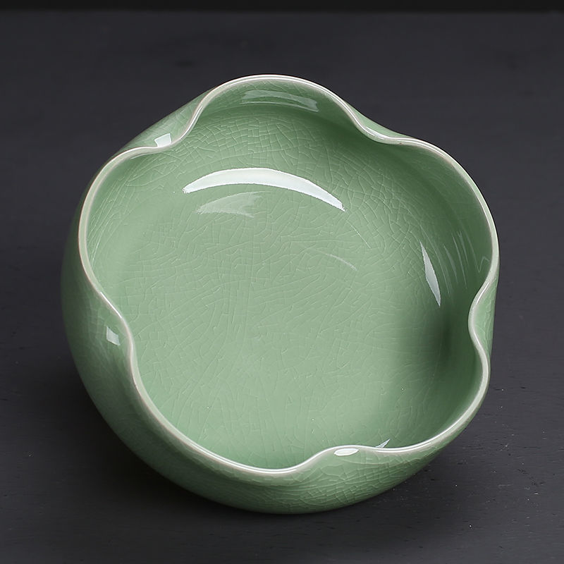 Celadon Ge Kiln Tea Washing Ceramic Ru Kiln Dish - The Number 1 Things