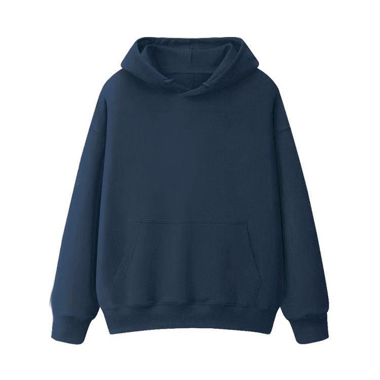 Combed Cotton Terry Hooded Sweater Solid Color Casual Men And Women Couple Style - The Number 1 Things
