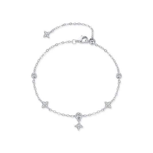 S925 Silver Four Leaf Clover Bracelet - The Number 1 Things