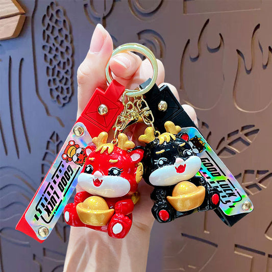 Creative Fashion Small Dragon New Year Keychain Pendant - The Number 1 Things