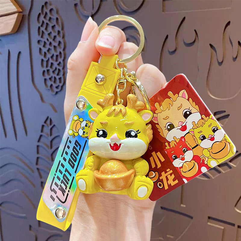 Creative Fashion Small Dragon New Year Keychain Pendant - The Number 1 Things