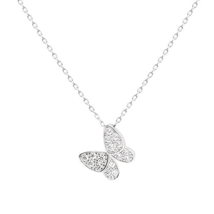 S925 Sterling Silver Butterfly Pendant Necklace - The Number 1 Things