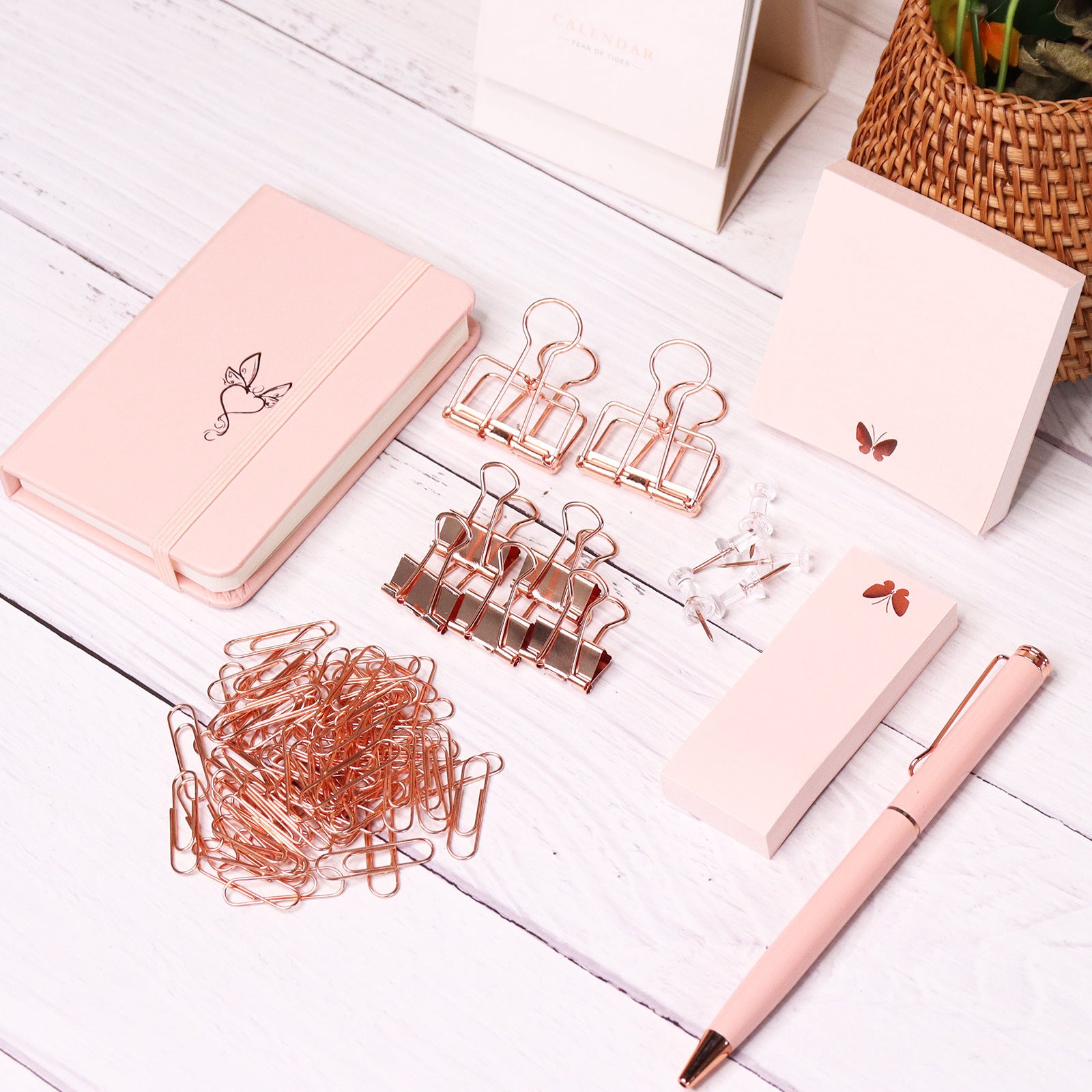 Rose Gold Stationery Set Gift Box Student Office Stationery - The Number 1 Things