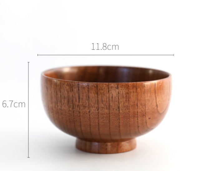 Wooden round wooden bowl - The Number 1 Things
