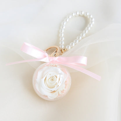 Preserved Flower Keychain Car Bag Hanging Gift - The Number 1 Things