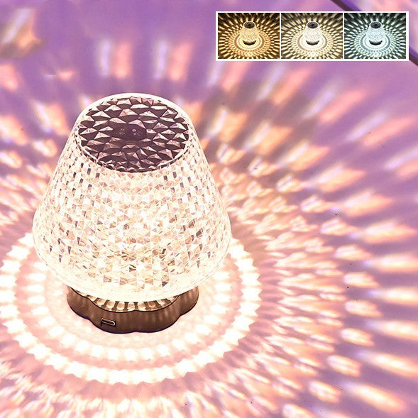 Diamond Crystal Lamp Table Light USB Touch Sensor Bar Table Lamp Dimming Beside Lamp LED Night Light For Restaurant Wedding - The Number 1 Things
