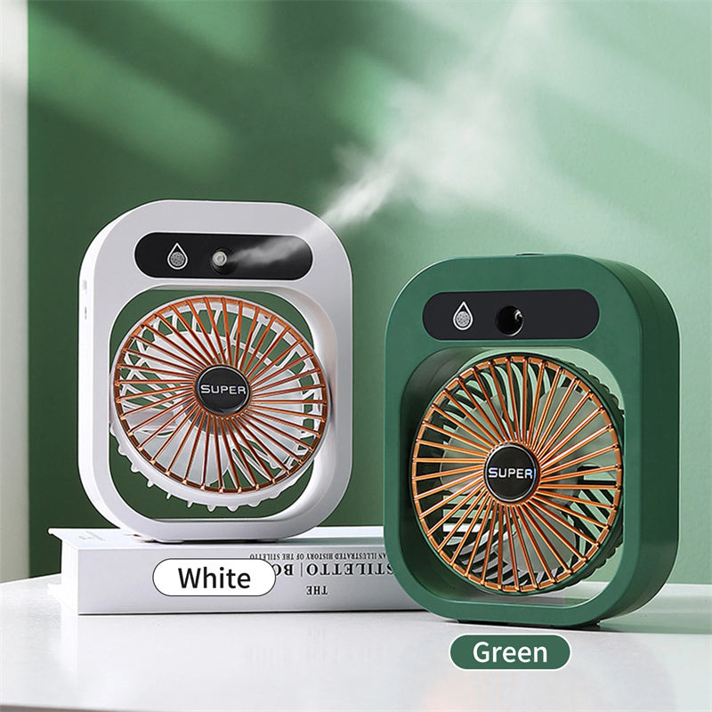 Air Conditioning Fan Desk Misting Fan Air Cooler Cooling USB Rechargeable Humidifier Portable Spray Fan With 3 Wind Speeds Mist Fan For Home - The Number 1 Things