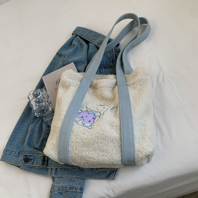 Trendy Large Capacity Fashion Shoulder Bag Tote Fur Bag - The Number 1 Things