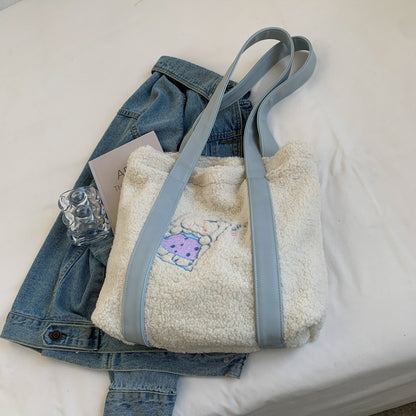 Trendy Large Capacity Fashion Shoulder Bag Tote Fur Bag - The Number 1 Things