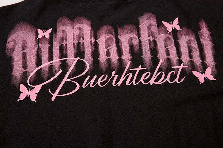 American High Street Butterfly Printed T-shirt For Men And Women - The Number 1 Things