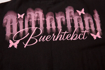 American High Street Butterfly Printed T-shirt For Men And Women - The Number 1 Things